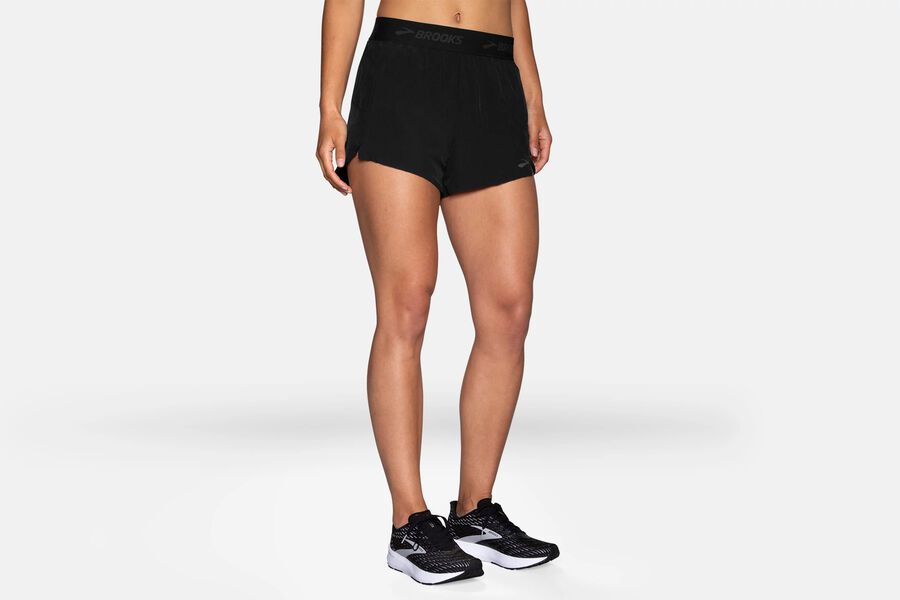 Brooks Women's Chaser 3" Bottoms Black/Brooks ( YZDKE4726 )